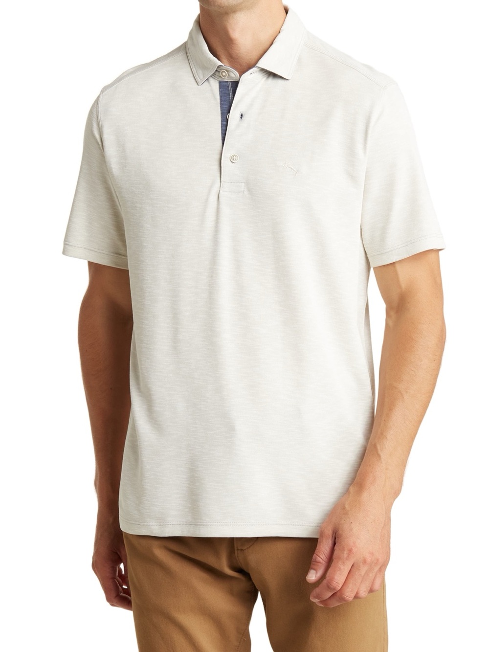 Tommy Bahama Paradiso Polo in Coconut Cream Fisherman Men’s L NWT